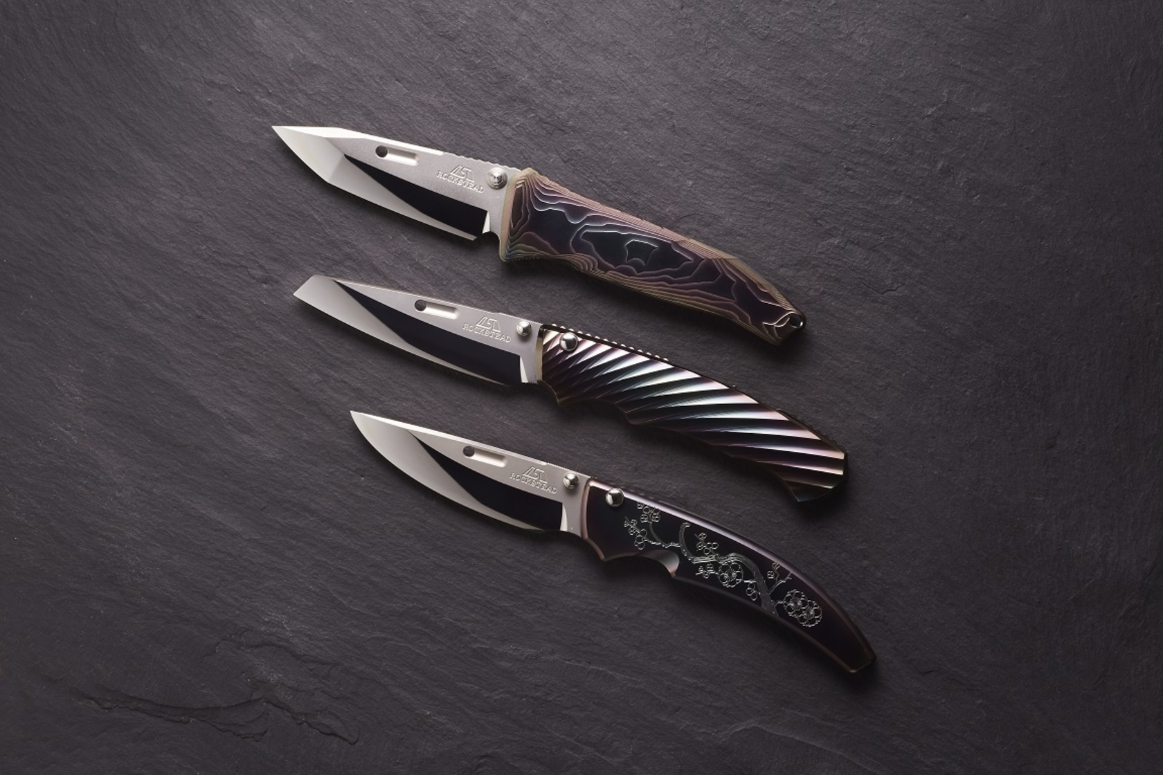 DLCPrism Coating Series Rockstead knife